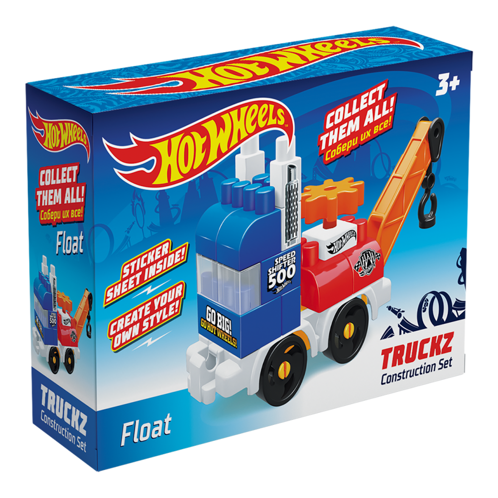 Детский развивающий конструктор Bauer Hot Wheels Серия Truckz Floаt 3+